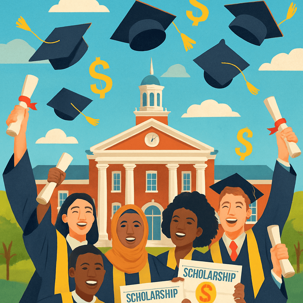 International students with USA scholarships